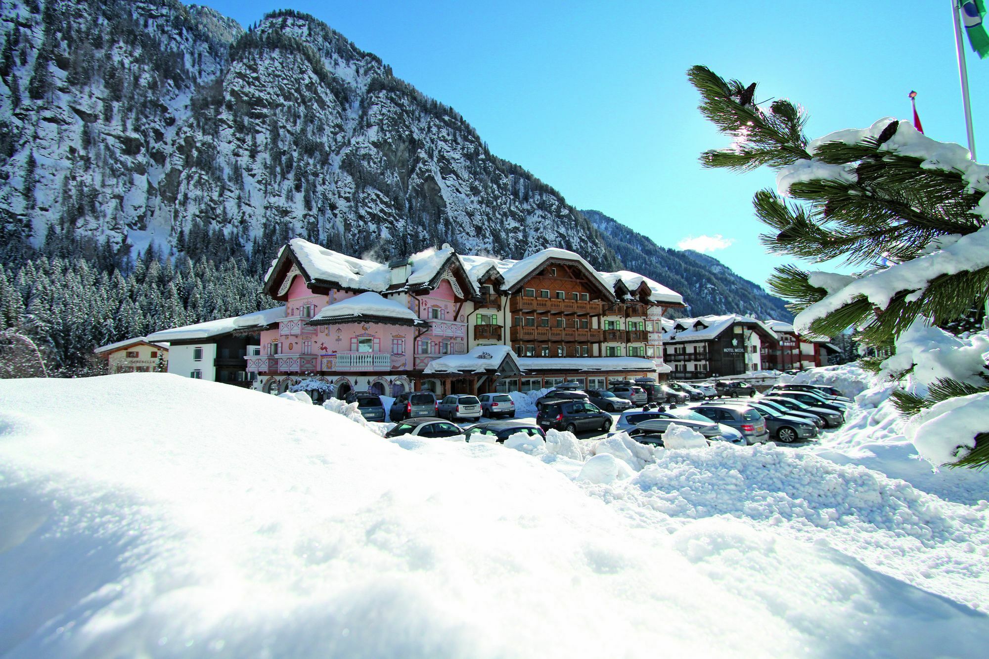 Hotel Soreghes Gran Chalet Campitello di Fassa Dış mekan fotoğraf